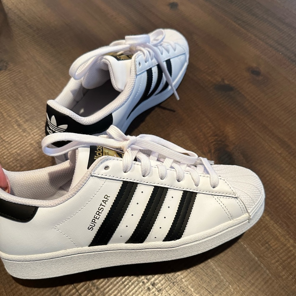 Women’s Adidas Superstar Athletic Shoe - White / Black NWT